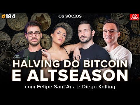 O QUE FAZER PARA GANHAR DINHEIRO COM O HALVING DO BITCOIN? | Os Sócios 184